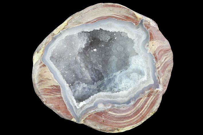 Crystal Filled Dugway Geode (Polished Half) #121650